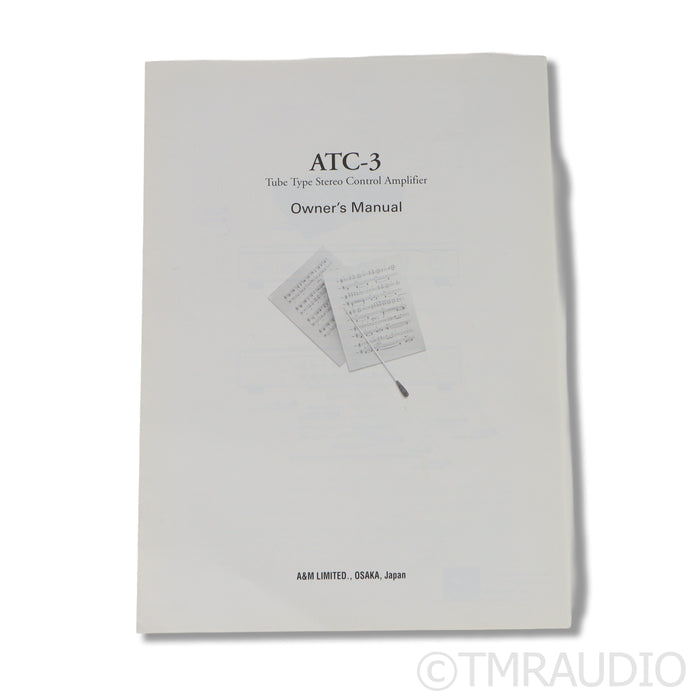 Air Tight ATC-3 Tube Preamplifier; Alps Volume Potentiometer Upgrade