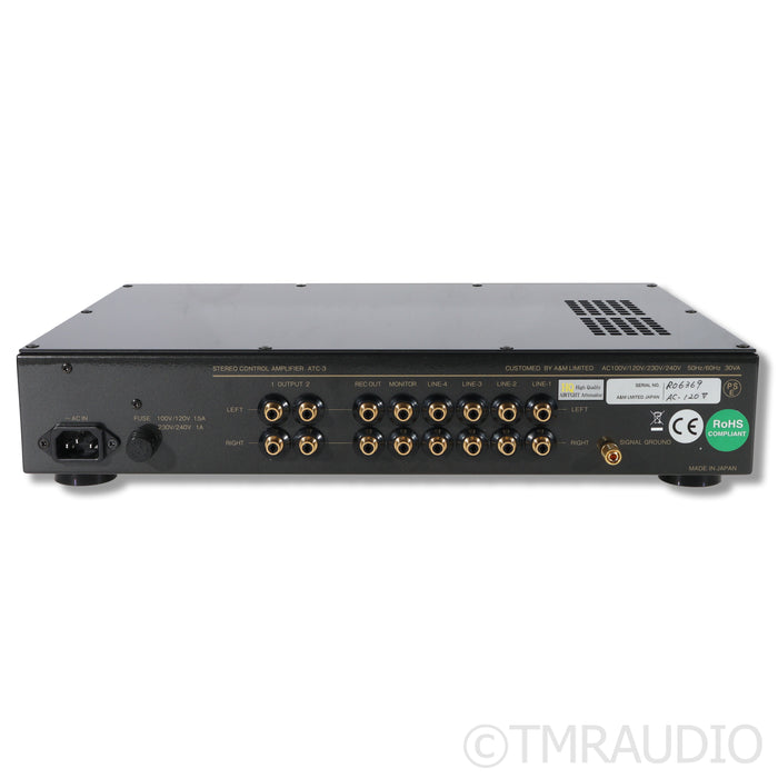 Air Tight ATC-3 Tube Preamplifier; Alps Volume Potentiometer Upgrade