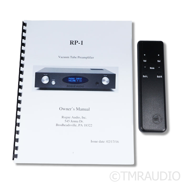 Rogue Audio RP-1 Tube Preamplifier; MM/MC Phono