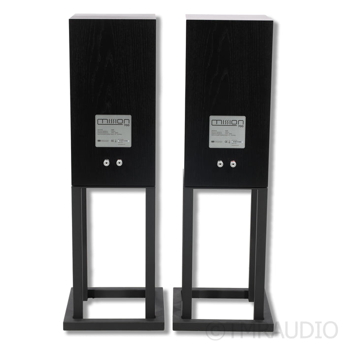 Mission 700 Bookshelf Speakers; Stands