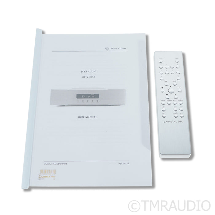 Jay's Audio CDT2-MK3 CD Player