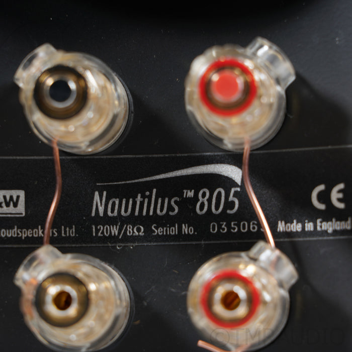 Bowers & Wilkins Nautilus 805 Bookshelf Speakers