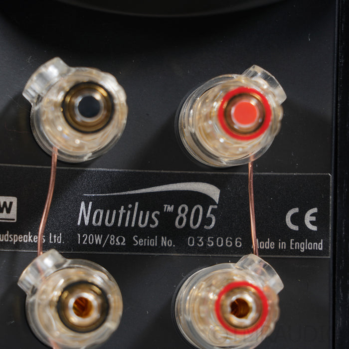 Bowers & Wilkins Nautilus 805 Bookshelf Speakers