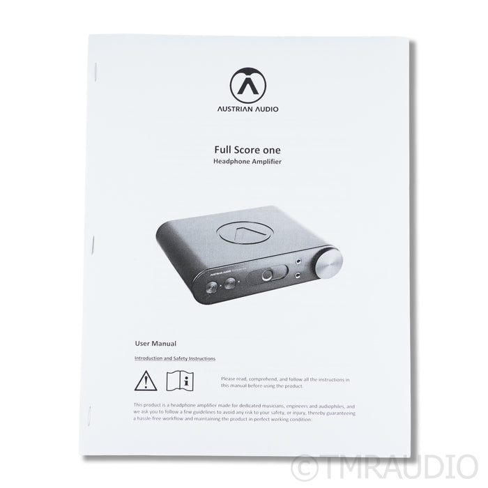 Austrian Audio Full Score One  Headphone Amplifier