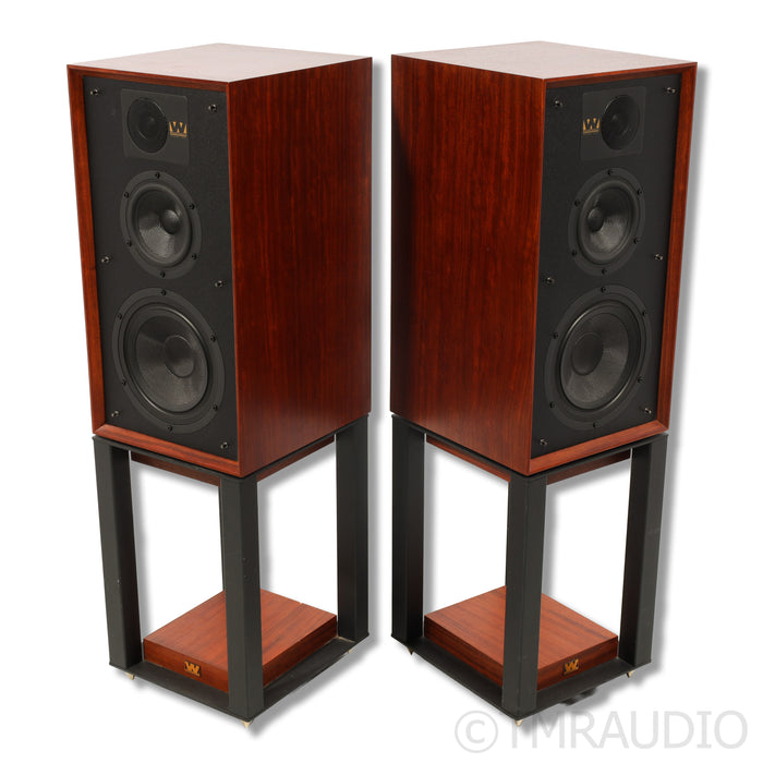 Wharfedale Linton 85th Anniversary Bookshelf Speakers; Stands