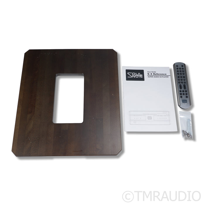 Soulnote S3 Reference SACD / CD Player; Built-in DAC