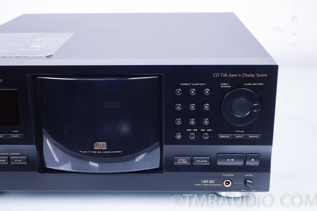 PIONEER PD-F1007 File-Type Compact Disc Player 301 Disc Changer CD player