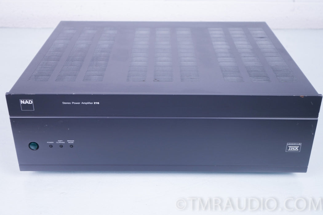 NAD 216 Stereo Power Amplifier / Bridgeable to Mono