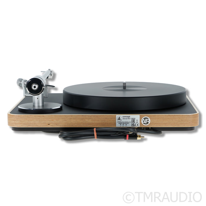 Clearaudio Concept Wood AiR Belt Drive Turntable; Concept MM Cartridge(Open Box)