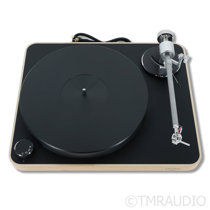 Clearaudio Concept Wood AiR Belt Drive Turntable; Concept MM Cartridge(Open Box)