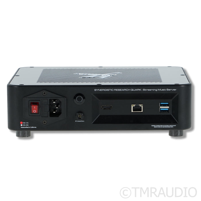 Synergistic Research Quark Music Server; Foundation XL Power Cable