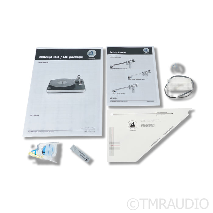 Clearaudio Concept Wood AiR Belt Drive Turntable; No Cartridge (Open Box)