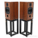 Harbeth C7ES-3 XD Bookshelf Speakers; Walnut; Ton Trager Stands