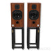 Harbeth C7ES-3 XD Bookshelf Speakers; Walnut; Ton Trager Stands