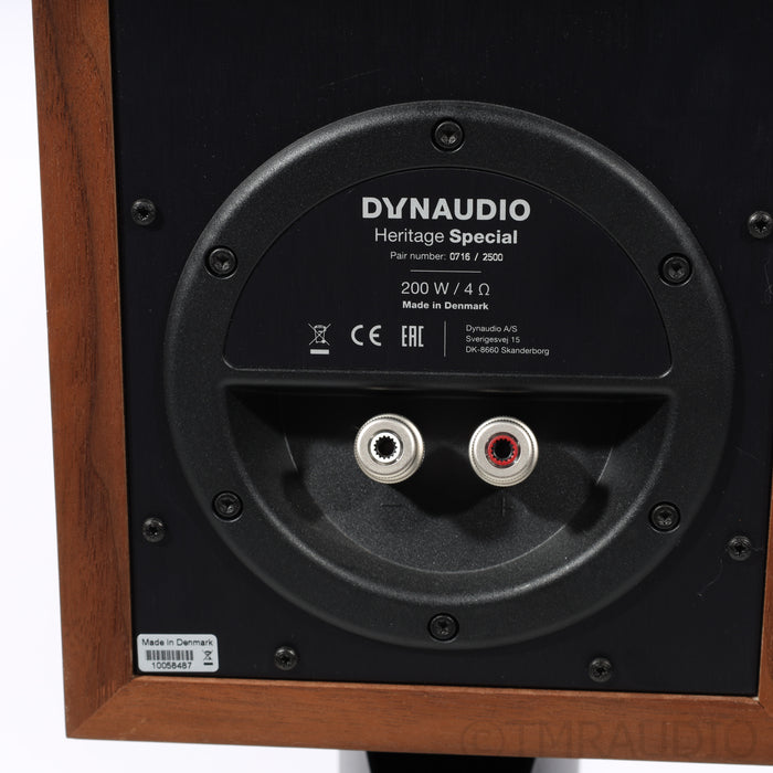 Dynaudio Heritage Special Bookshelf Speakers; Stands