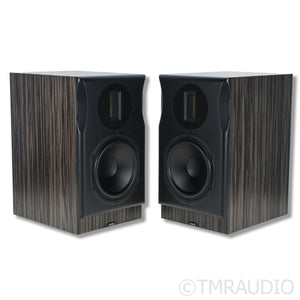 Neat Acoustics Majistra Bookshelf Speakers; Ebony Macassar