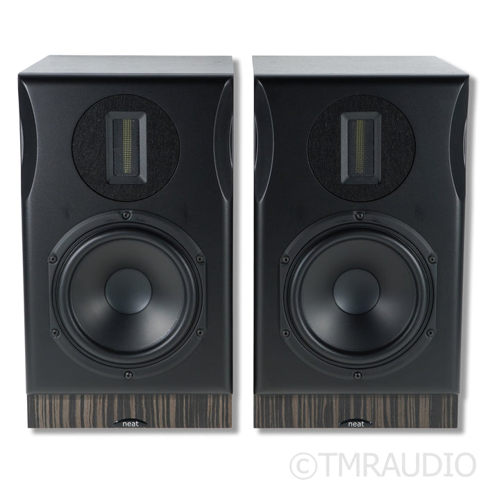 Neat Acoustics Majistra Bookshelf Speakers; Ebony Macassar
