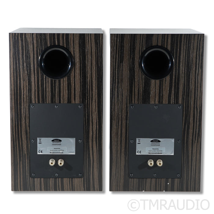 Neat Acoustics Majistra Bookshelf Speakers; Ebony Macassar