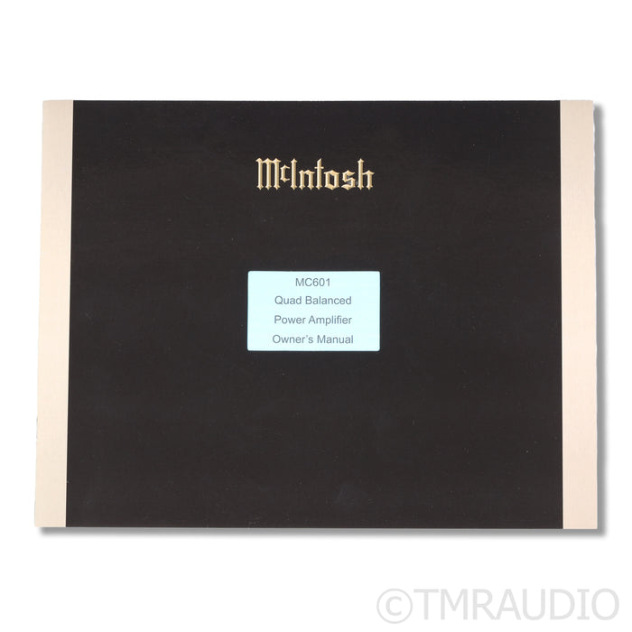 McIntosh MC601 Monoblock Power Amplifiers