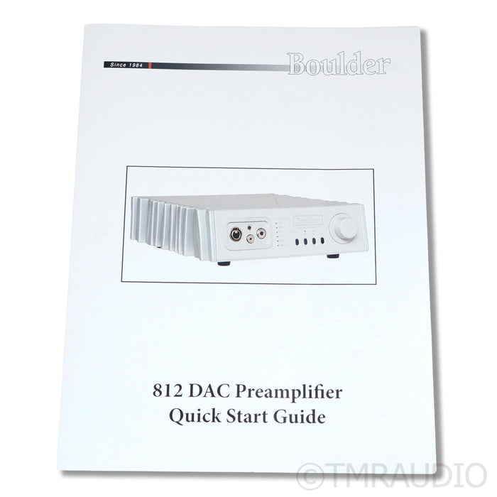 Boulder 812 Headphone Amplifier / Preamplifier / Streaming DAC