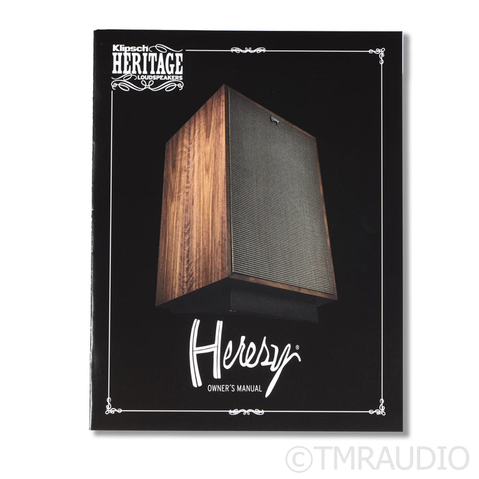 Klipsch Heresy IV Floorstanding Speakers
