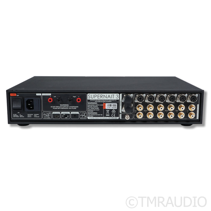 Naim Supernait 3 Integrated Amplifier; MM Phono; Teddy Pardo SE Power Supply