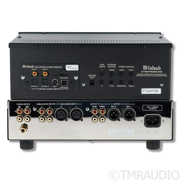 McIntosh C8 Tube Preamplifier; Built-In DAC; MM/MC Phono