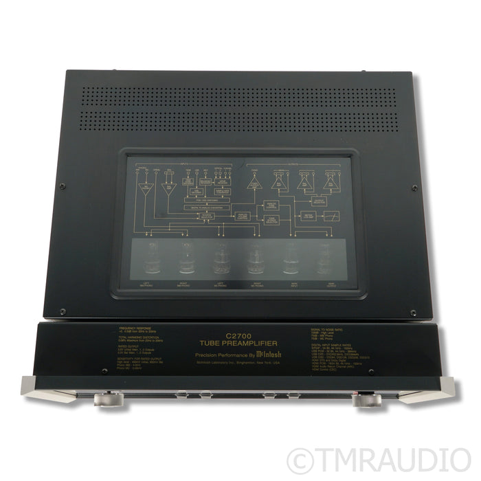 McIntosh C2700 Tube Preamplifier; Built-In DAC; MM/MC Phono