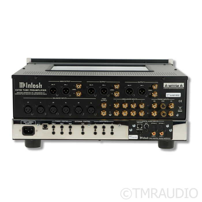 McIntosh C2700 Tube Preamplifier; Built-In DAC; MM/MC Phono