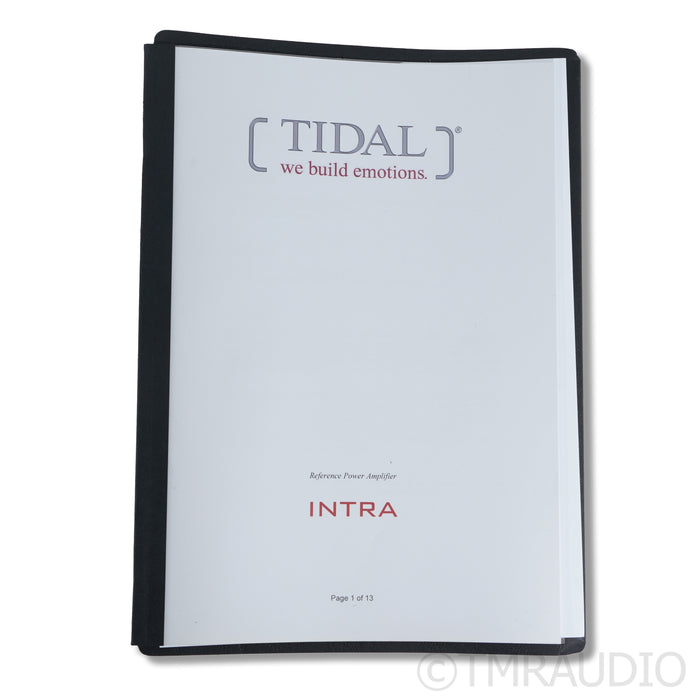 Tidal Intra 4-Channel Power Amplifier