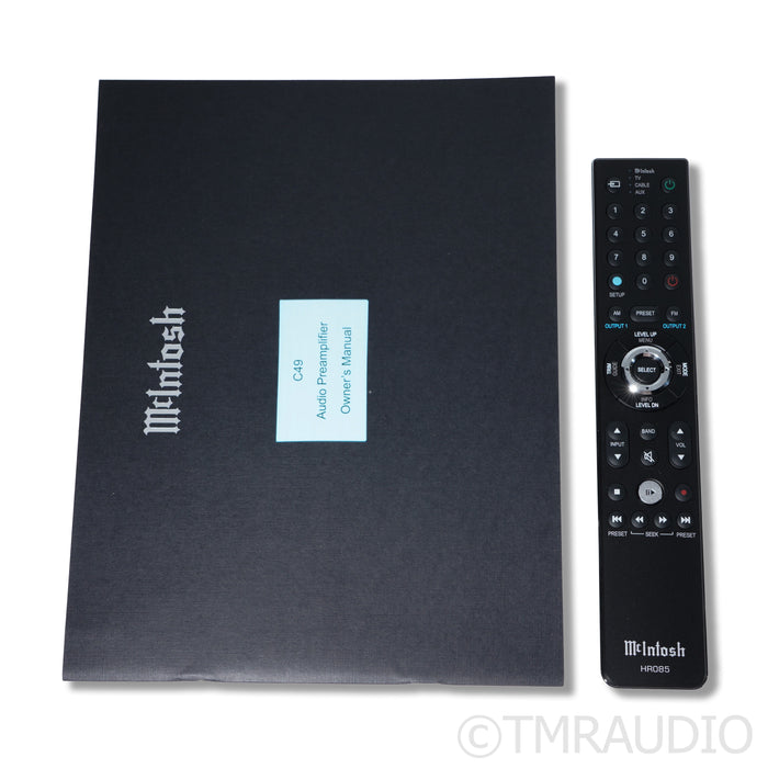 McIntosh C49 Preamplifier; Built-In DAC; MM/MC Phono
