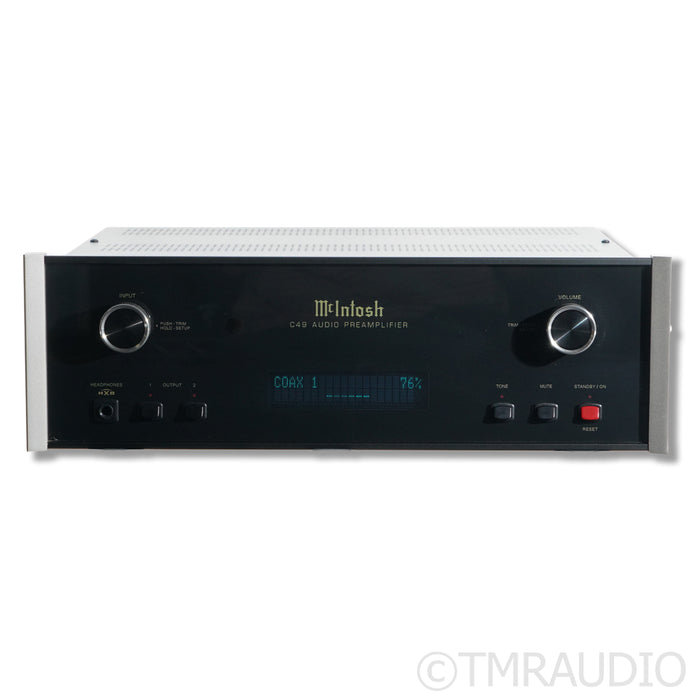 McIntosh C49 Preamplifier; Built-In DAC; MM/MC Phono