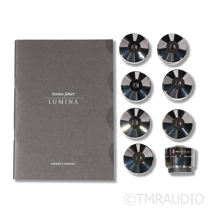 Sonus Faber Lumina V Amator Floorstanding Speakers; IsoAcoustics Feet
