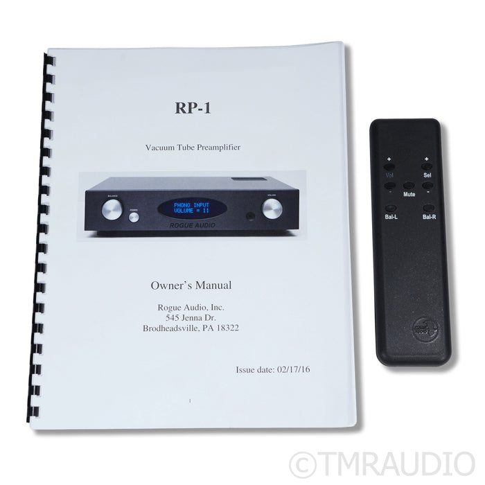 Rogue Audio RP-1 Tube Preamplifier; MM/MC Phono