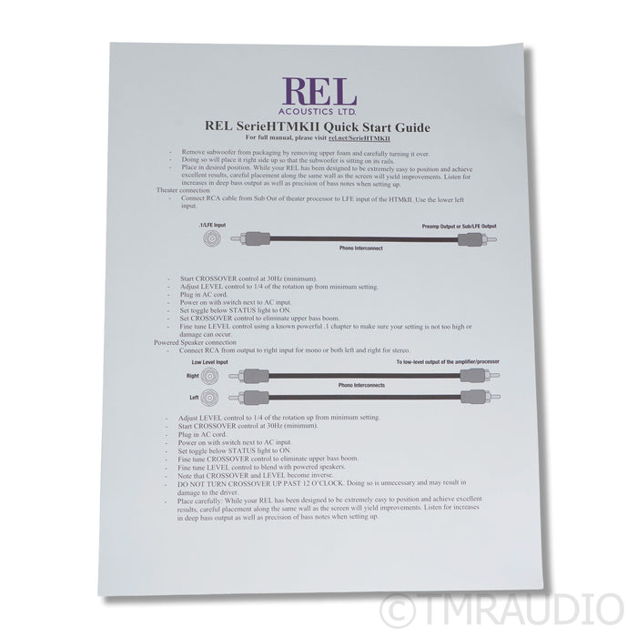 REL Acoustics HT/1003 MKII Subwoofer (Open Box)