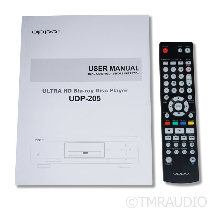 Oppo UDP-205 UltraHD Universal Disc Player; SACD / CD