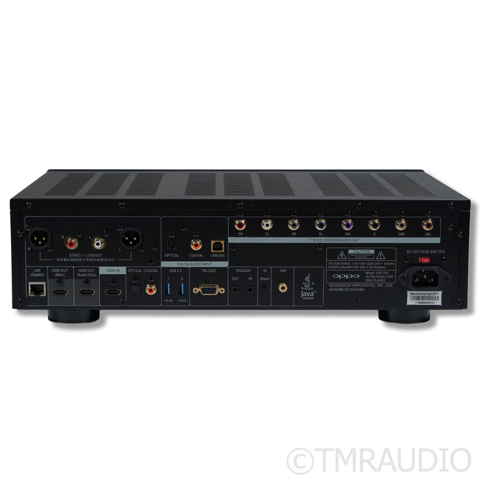 Oppo UDP-205 UltraHD Universal Disc Player; SACD / CD