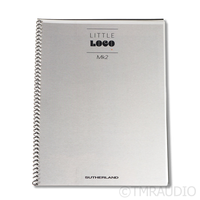 Sutherland Engineering Little Loco MK2 MM/MC Phono Preamplifier