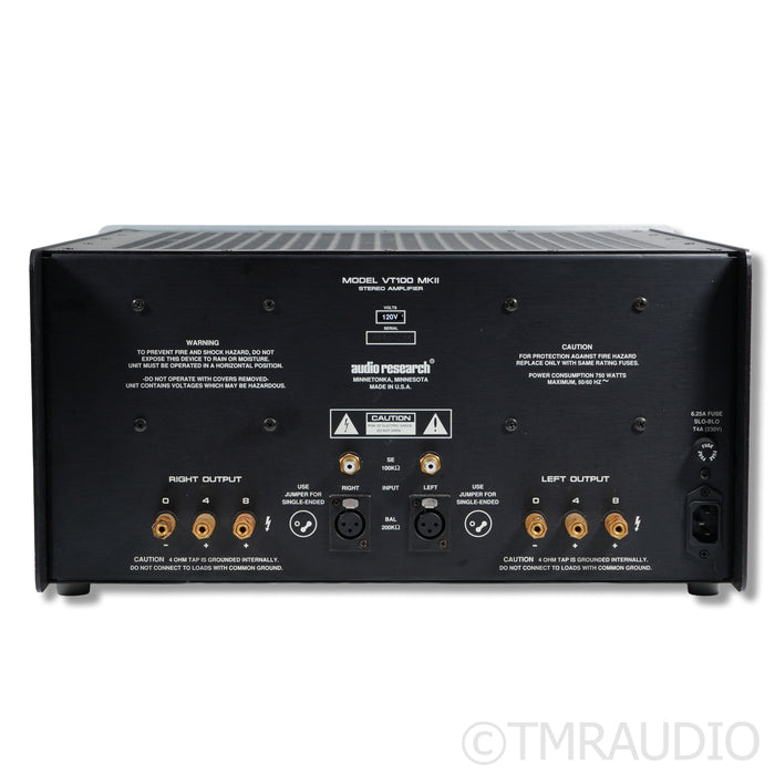 Audio Research VT-100 MKII Tube Power Amplifier