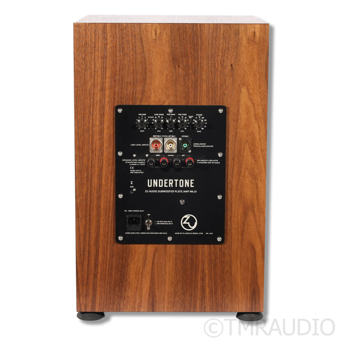 Zu Audio Undertone 3 Subwoofer; Walnut