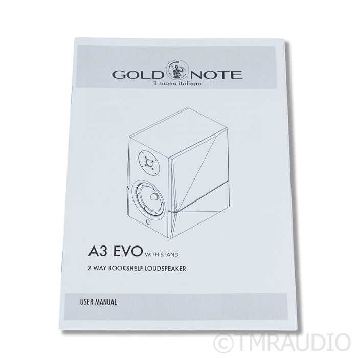 Gold Note A3 EVO Mk2 Bookshelf Speakers