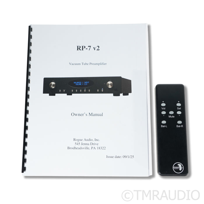 Rogue Audio RP-7 V2 Tube Preamplifier