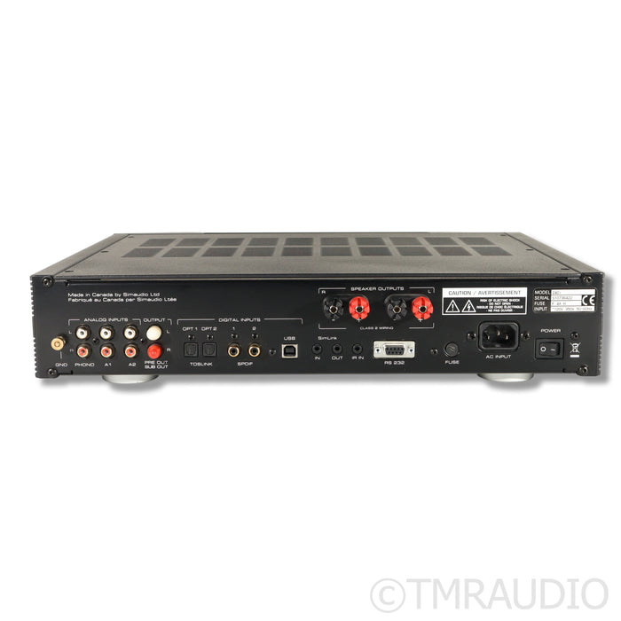 Moon By SimAudio 240i Integrated Amplifier; Built-In DAC; MM Phono