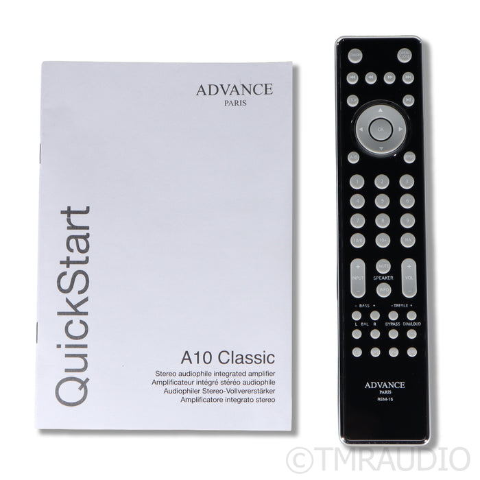 Advance Paris A10 Classic Hybrid Integrated Amplifier; Built-In DAC; MM Phono