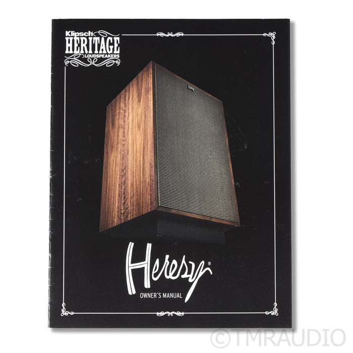 Klipsch Heresy IV Floorstanding Speakers