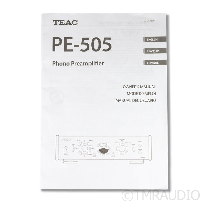 TEAC PE-505 MM/MC Phono Preamplifier