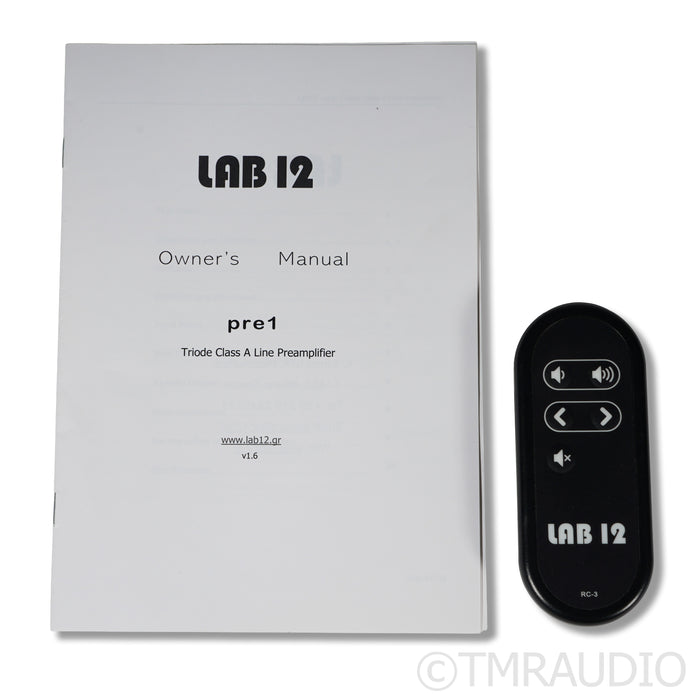 Lab12 Pre1 Tube Preamplifier