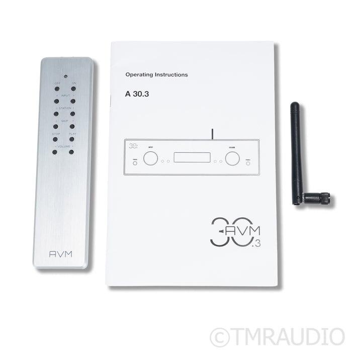 AVM A30.3 Integrated Amplifier / DAC; MM/MC Phono