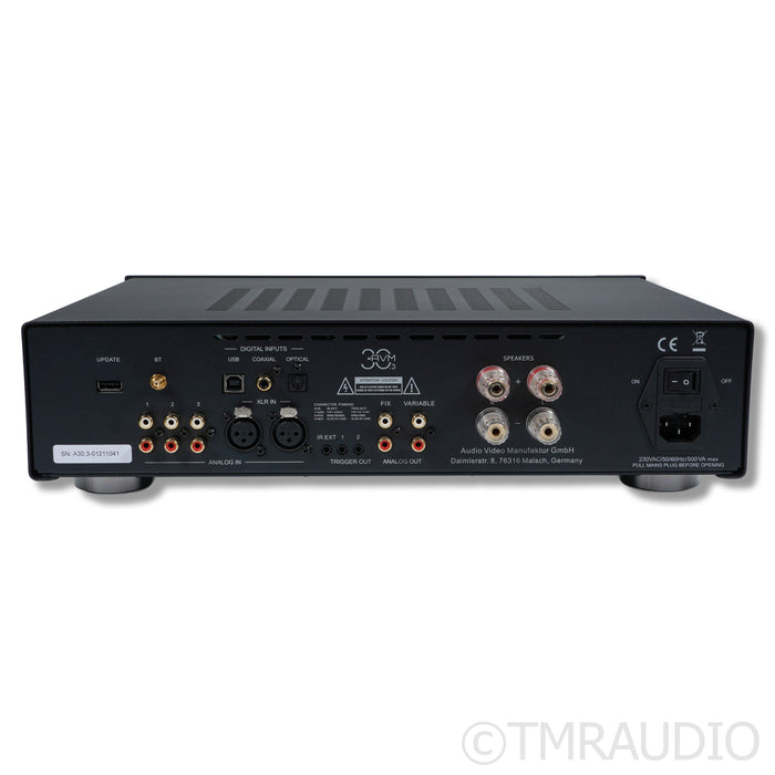 AVM A30.3 Integrated Amplifier / DAC; MM/MC Phono