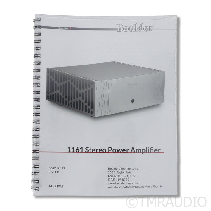 Boulder 1161 Power Amplifier